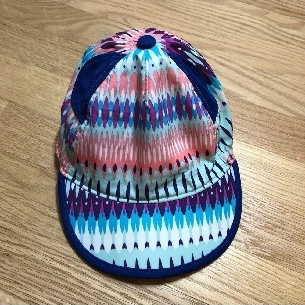Gymboree Gym Go Baseball Hat Girls Small Blue Pink